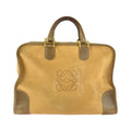Loewe Anagram Amazona 40 Boston Bag Beige Leather