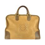 Loewe Anagram Amazona 40 Boston Bag Beige Leather