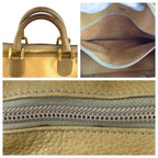 Loewe Anagram Amazona 40 Boston Bag Beige Leather — view 5