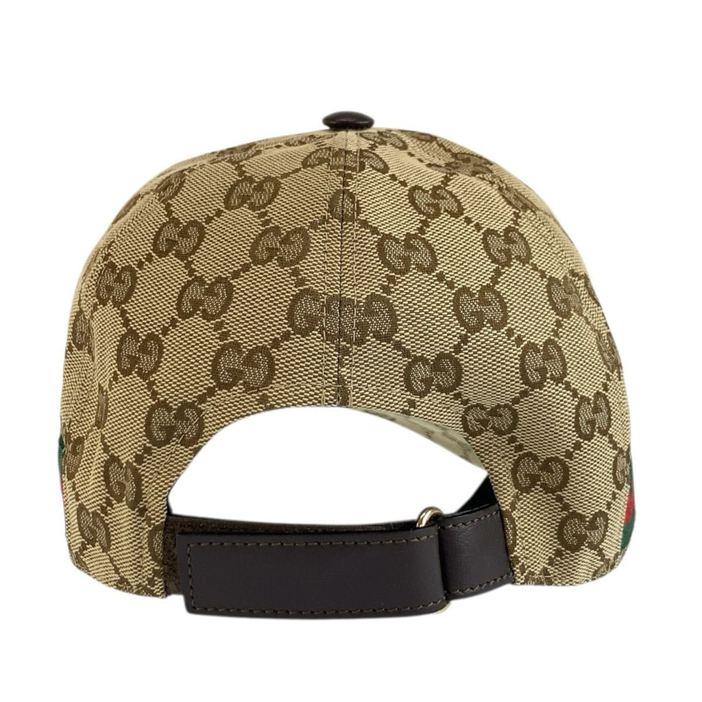 Gucci Sherry Line GG Canvas Cap Baseball Cap Beige Hat — view 3