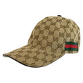 Gucci Sherry Line GG Canvas Cap Baseball Cap Beige Hat