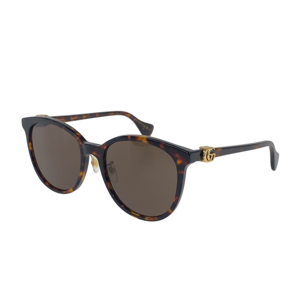 Gucci GG Marmont Sunglasses Brown Gold Acetate Eyewear