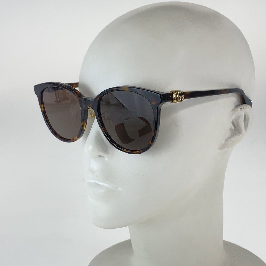 Gucci GG Marmont Sunglasses Brown Gold Acetate Eyewear — view 7