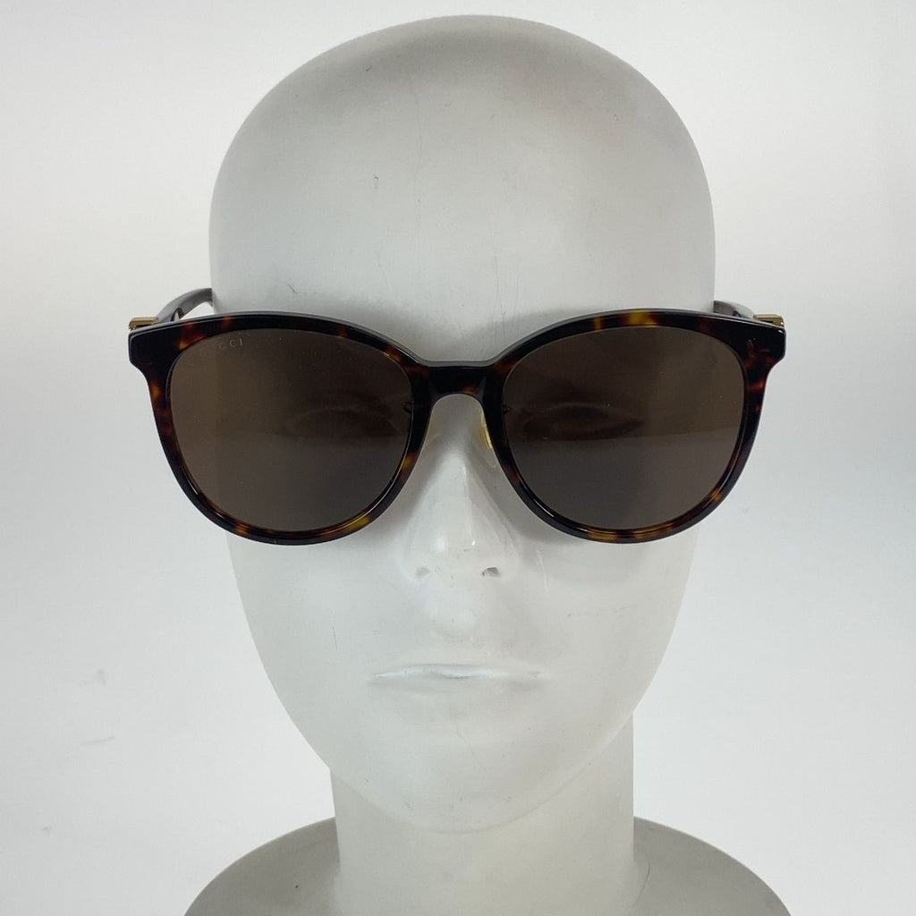 Gucci GG Marmont Sunglasses Brown Gold Acetate Eyewear — view 8