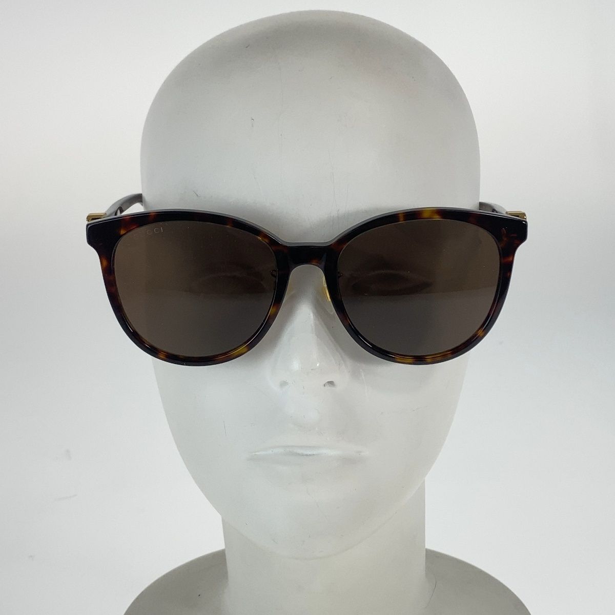 Gucci GG Marmont Sunglasses Brown Gold Acetate Eyewear — view 8