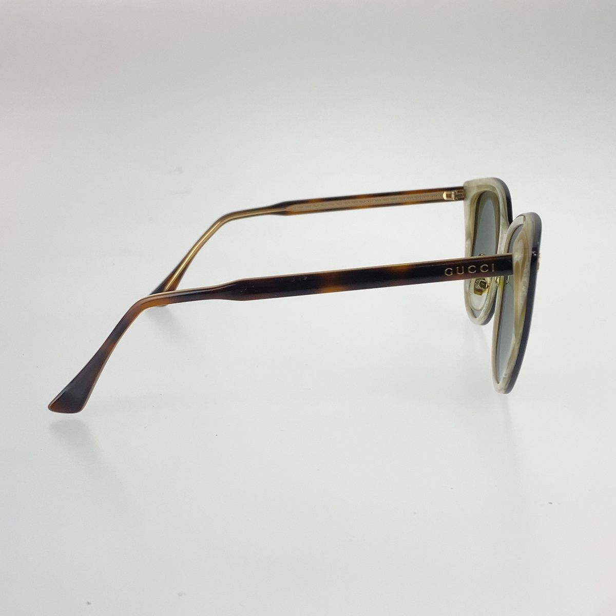 Gucci Sunglasses Black Brown White Acetate Eyewear — view 4