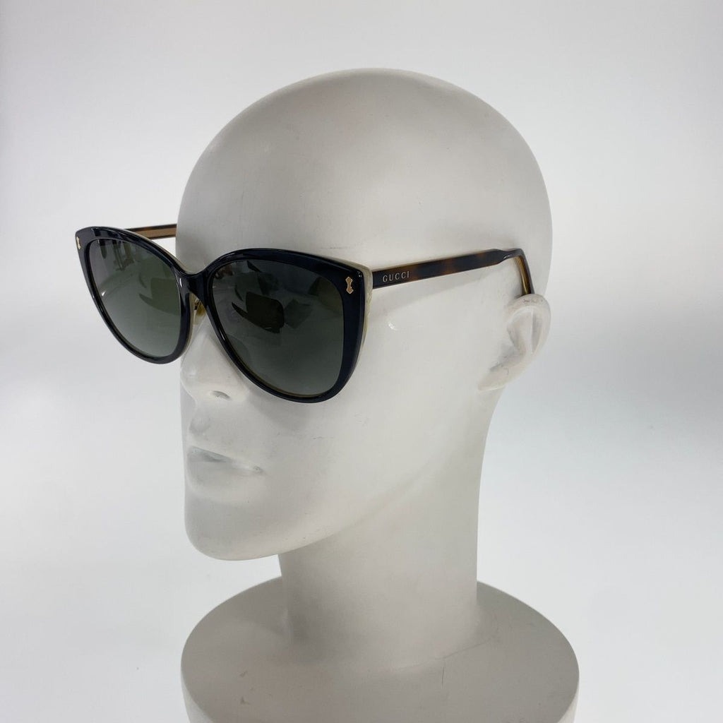 Gucci Sunglasses Black Brown White Acetate Eyewear — view 6