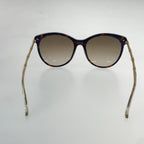 Gucci Bamboo Interlocking G GG Sunglasses Brown Gold Eyewear — view 3