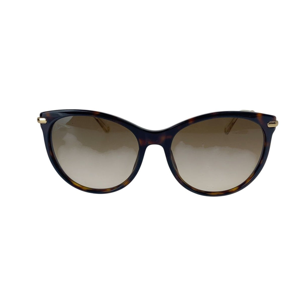 Gucci Bamboo Interlocking G GG Sunglasses Brown Gold Eyewear — view 2