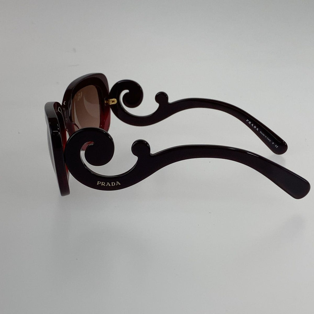 Prada Gradient Sunglasses Red Acetate Eyewear — view 5