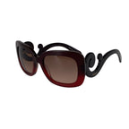 Prada Gradient Sunglasses Red Acetate Eyewear