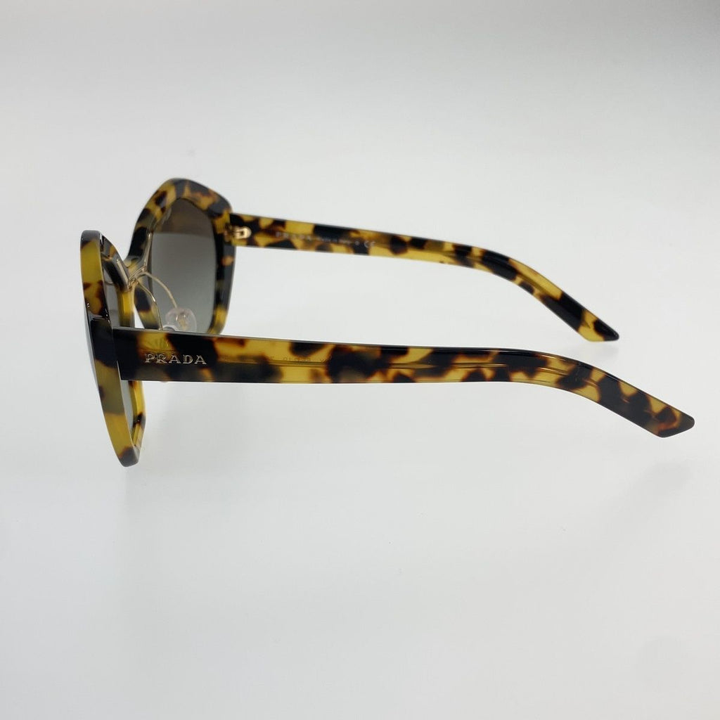 Prada Marble Pattern Sunglasses Brown Yellow Acetate Eyewear — view 6