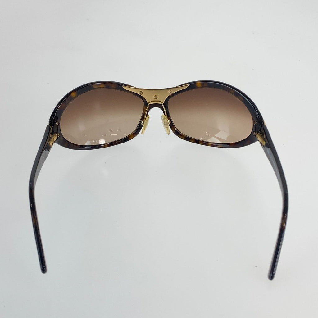 Prada Sunglasses Brown Gold Acetate Metal Eyewear — view 3
