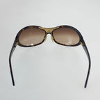 Prada Sunglasses Brown Gold Acetate Metal Eyewear — view 3