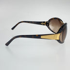 Prada Sunglasses Brown Gold Acetate Metal Eyewear — view 6