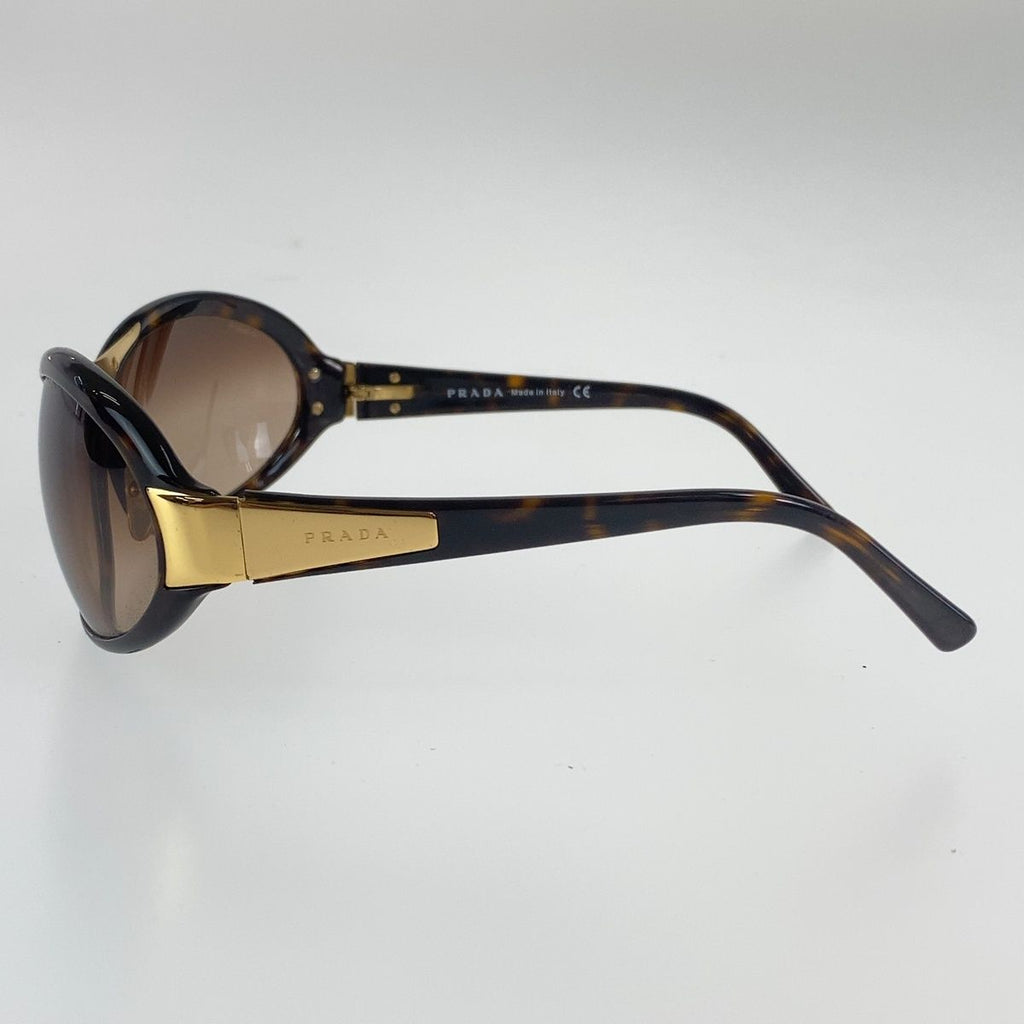 Prada Sunglasses Brown Gold Acetate Metal Eyewear — view 5