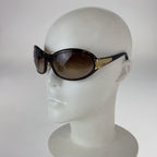 Prada Sunglasses Brown Gold Acetate Metal Eyewear — view 7