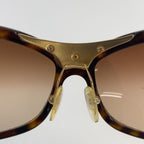 Prada Sunglasses Brown Gold Acetate Metal Eyewear — view 4