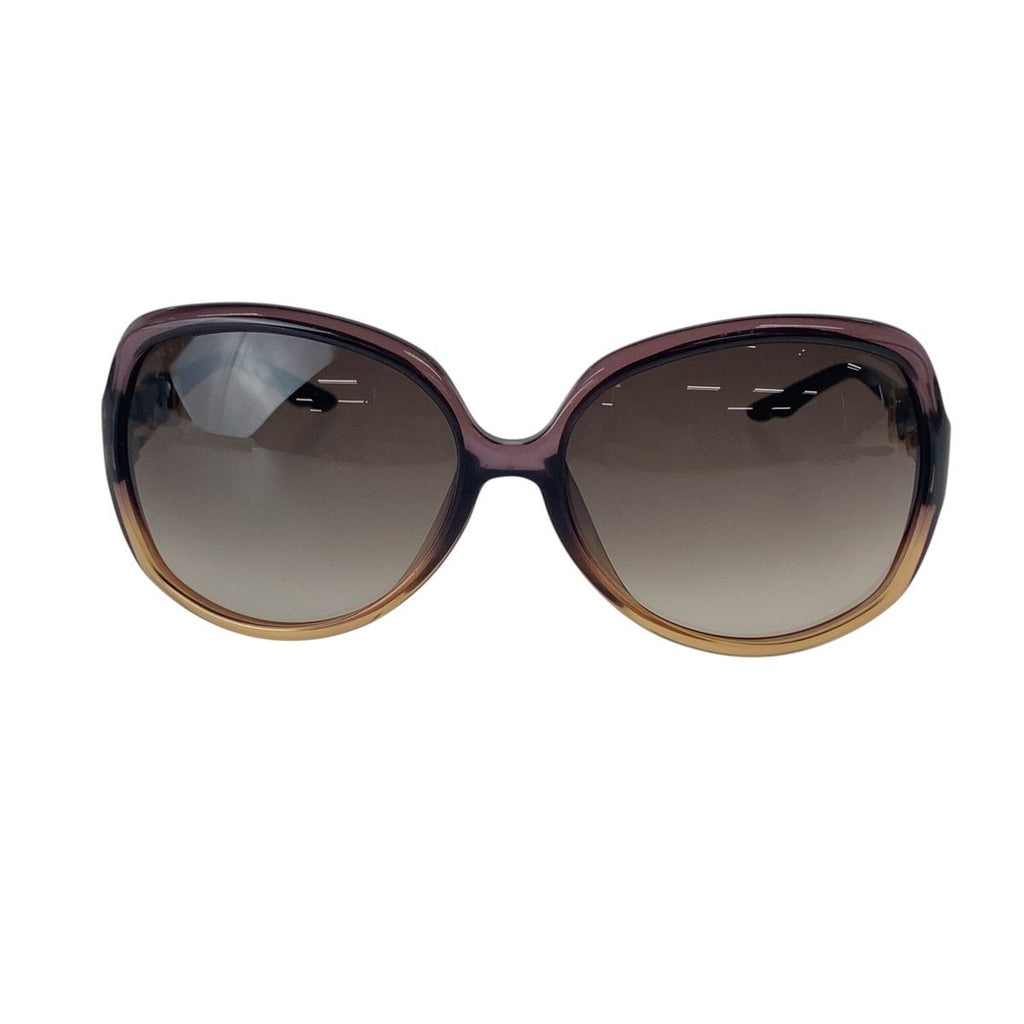 Dior Gradient Sunglasses Brown Acetate Eyewear — view 2