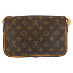 Louis Vuitton Monogram Saint Germain Shoulder Bag Pochette Brown Gold Leather — view 2