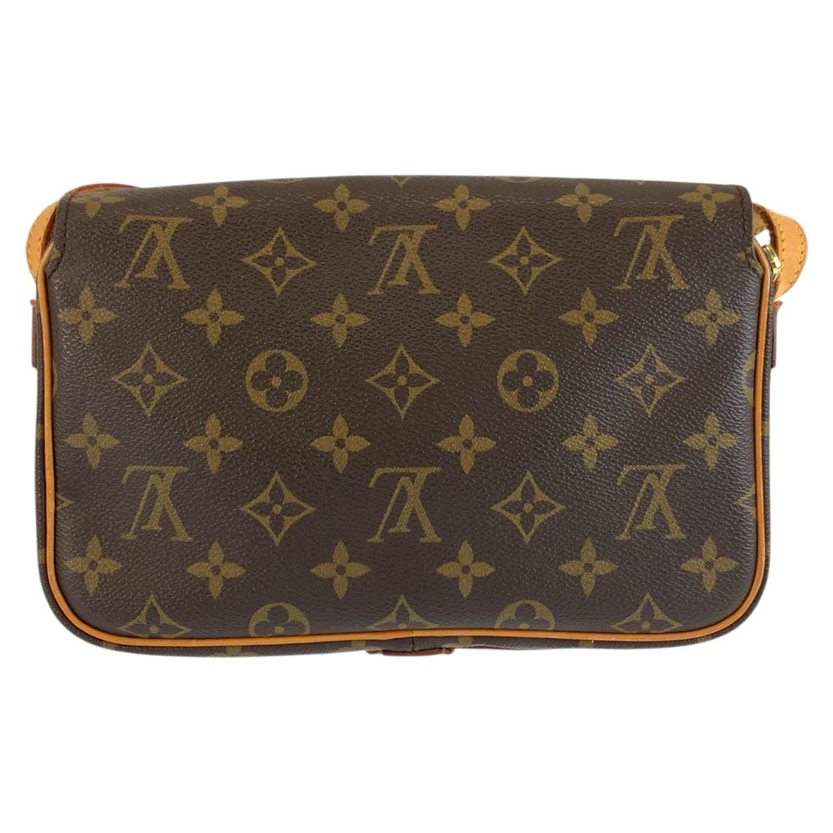 Louis Vuitton Monogram Saint Germain Shoulder Bag Pochette Brown Gold Leather — view 2