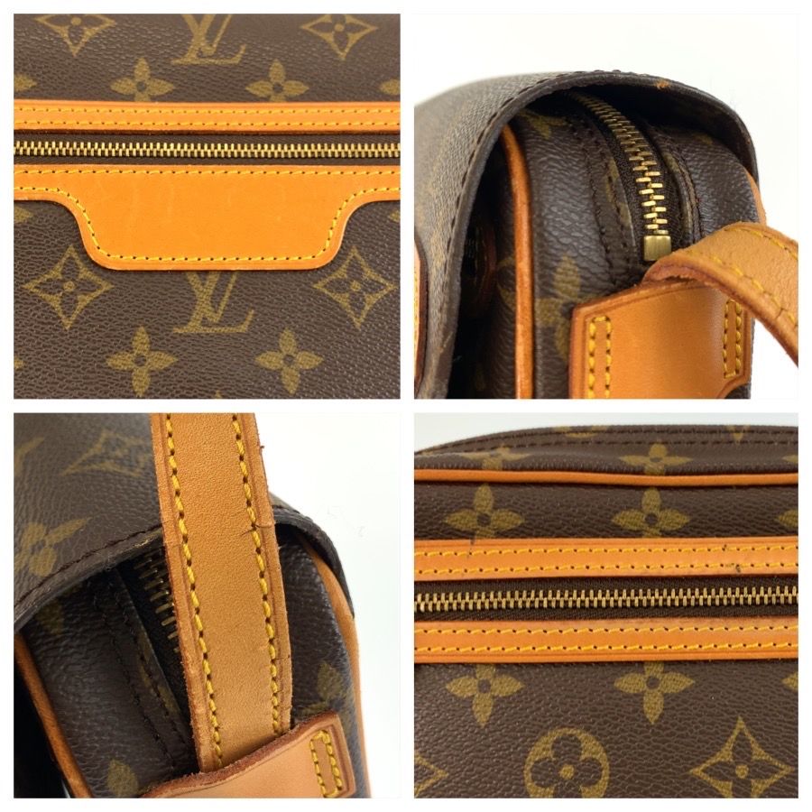 Louis Vuitton Monogram Saint Germain Shoulder Bag Pochette Brown Gold Leather — view 7