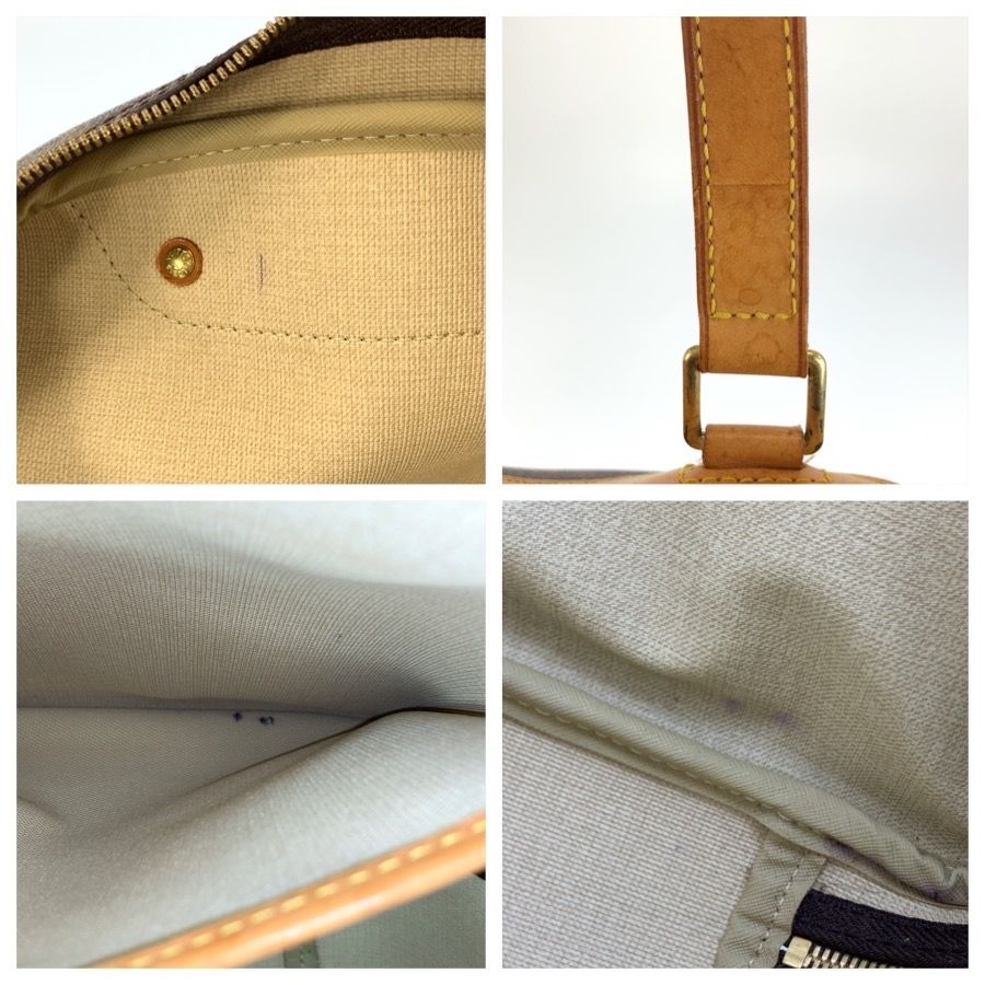 Louis Vuitton Monogram Excursion Handbag Brown Gold Leather — view 5
