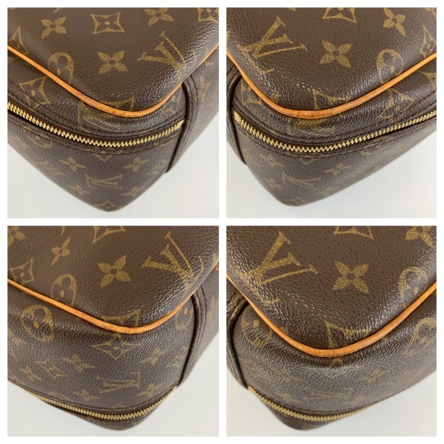 Louis Vuitton Monogram Excursion Handbag Brown Gold Leather — view 4
