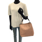 Louis Vuitton Monogram Mahina Babylon PM 2-Way Shoulder Bag Pink Leather — view 7