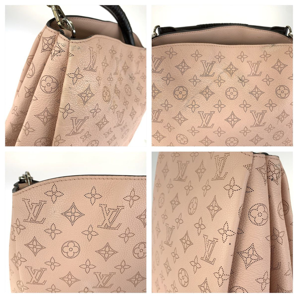 Louis Vuitton Monogram Mahina Babylon PM 2-Way Shoulder Bag Pink Leather — view 5
