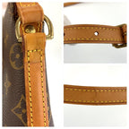 Louis Vuitton Monogram Drew Shoulder Bag Pochette Brown Gold Leather — view 5