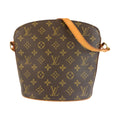 Louis Vuitton Monogram Drew Shoulder Bag Pochette Brown Gold Leather
