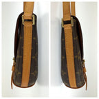 Louis Vuitton Monogram Chantilly PM Shoulder Bag Pochette Brown Gold Leather — view 8