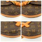 Louis Vuitton Monogram Chantilly PM Shoulder Bag Pochette Brown Gold Leather — view 4
