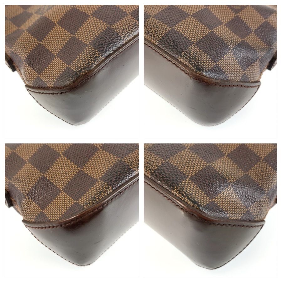 Louis Vuitton Damier Trotteur Shoulder Bag Pochette Brown Gold — view 4