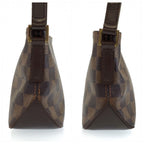 Louis Vuitton Damier Trotteur Shoulder Bag Pochette Brown Gold — view 8