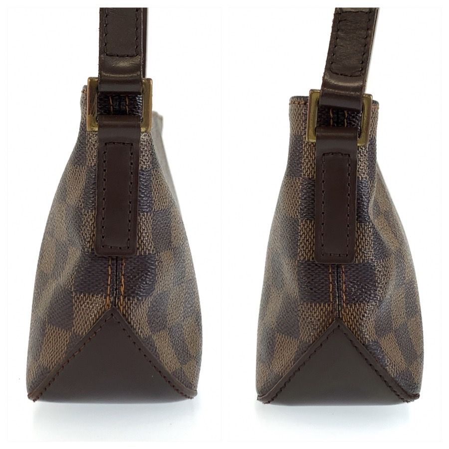 Louis Vuitton Damier Trotteur Shoulder Bag Pochette Brown Gold — view 8