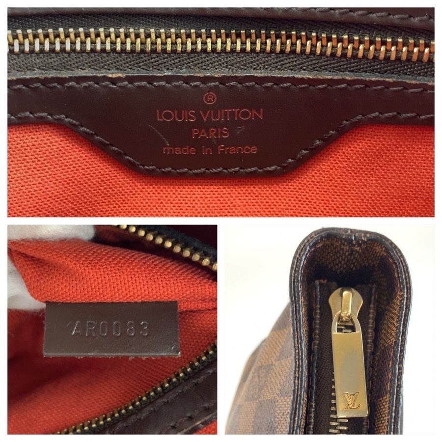 Louis Vuitton Damier Trotteur Shoulder Bag Pochette Brown Gold — view 3