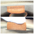 Louis Vuitton Monogram Deauville Handbag Brown Gold Leather — view 4