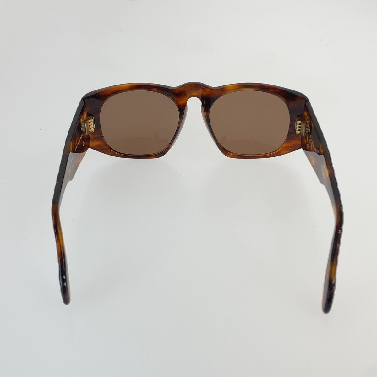 Chanel Quilted CC Logo Marble Pattern Sunglasses Brown Gold Acetate Eyewear — view 3