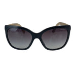 Chanel CC Logo Sunglasses Black Pink Beige Acetate Eyewear — view 2