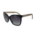 Chanel CC Logo Sunglasses Black Pink Beige Acetate Eyewear