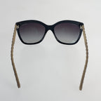 Chanel CC Logo Sunglasses Black Pink Beige Acetate Eyewear — view 3