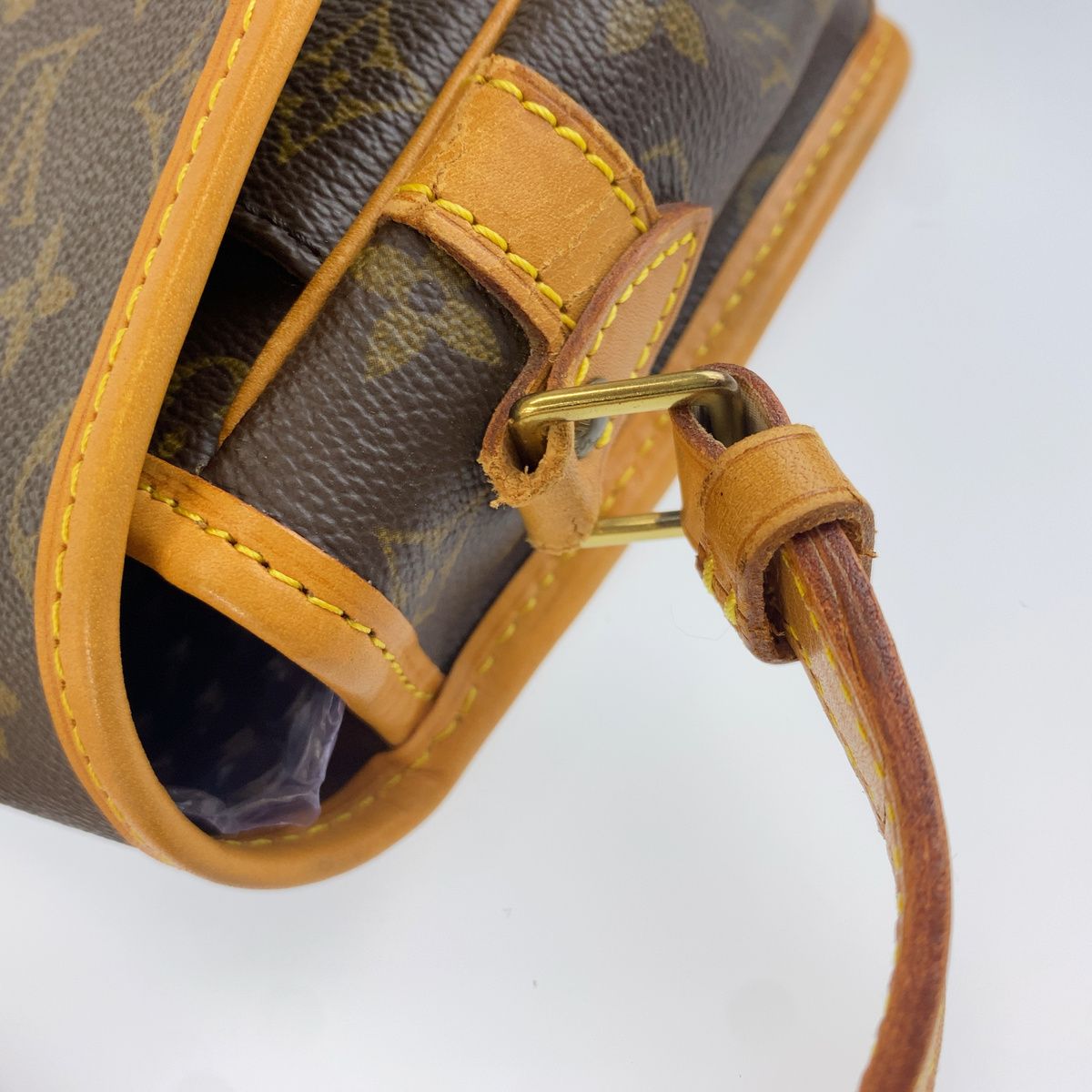 Louis Vuitton Monogram Solonge Shoulder Bag Pochette Brown Leather — view 5