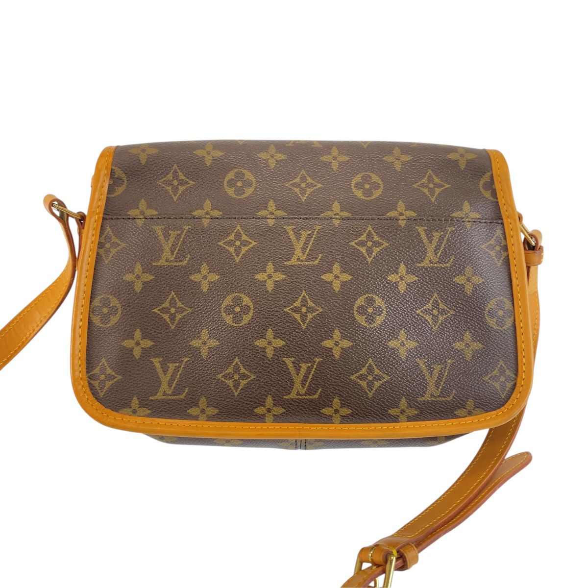 Louis Vuitton Monogram Solonge Shoulder Bag Pochette Brown Leather — view 2