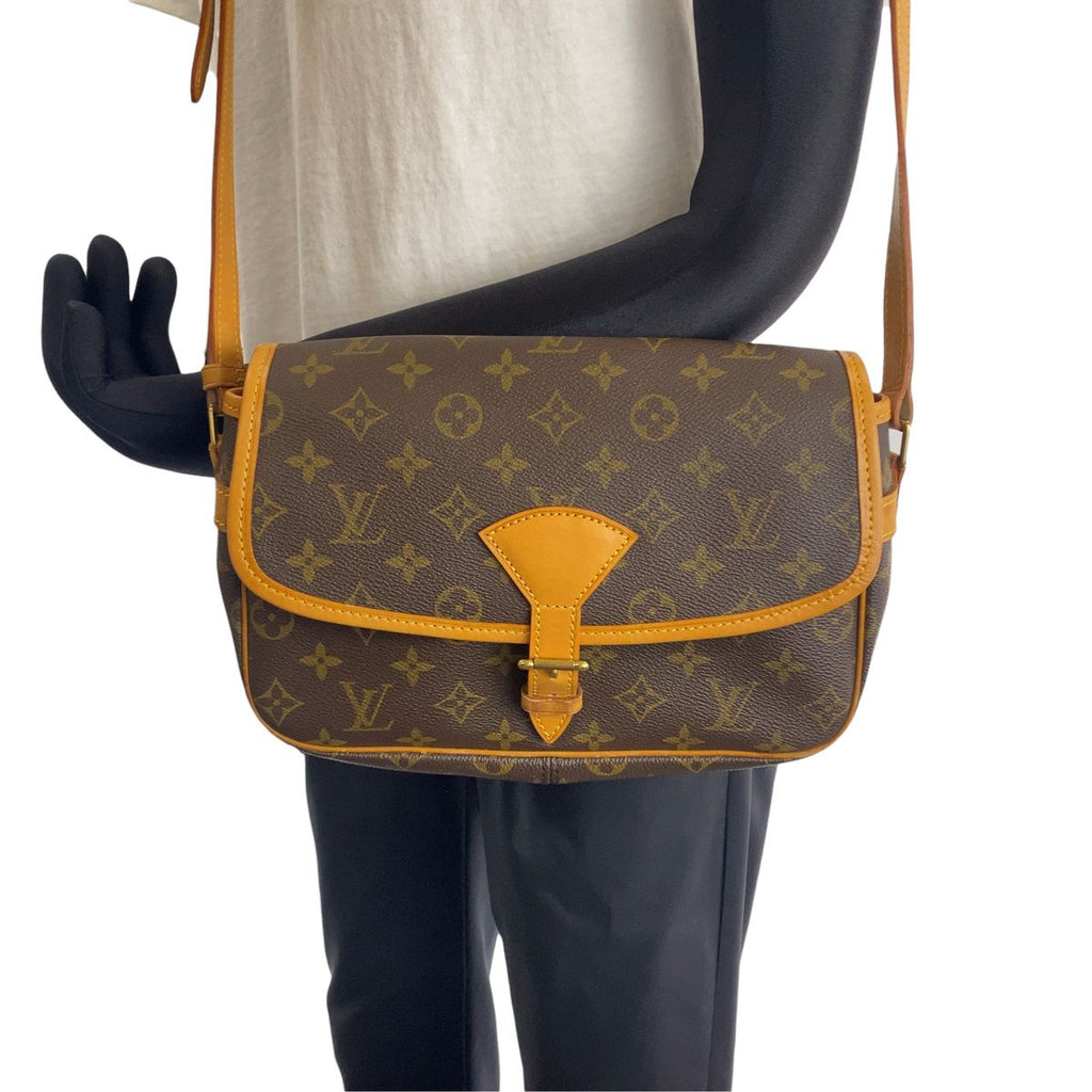 Louis Vuitton Monogram Solonge Shoulder Bag Pochette Brown Leather — view 8
