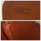 Louis Vuitton Monogram Cartouchiere PM Shoulder Bag Pochette Brown Gold Leather — view 3