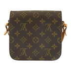 Louis Vuitton Monogram Cartouchiere PM Shoulder Bag Pochette Brown Gold Leather — view 2