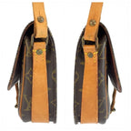 Louis Vuitton Monogram Cartouchiere PM Shoulder Bag Pochette Brown Gold Leather — view 8