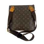 Louis Vuitton Monogram Pochette Bosphore Shoulder Bag Brown Leather — view 2